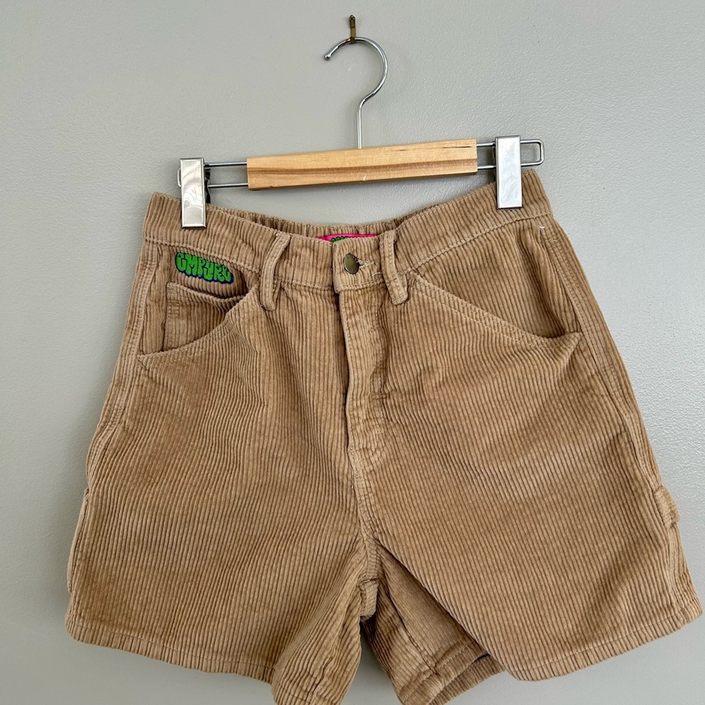 Empyre Women’s Brown Corduroy Skater Shorts Size Small